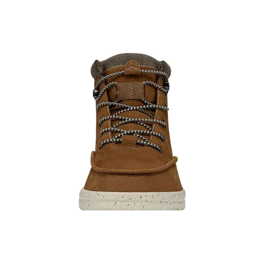 'Hey Dude' Men's Bradley Leather Boot - Cognac