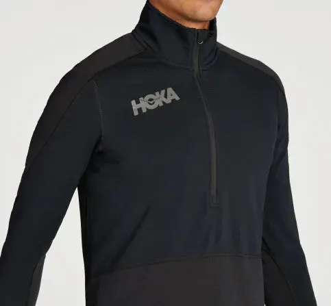 Hoka - Men's 1/2 Zip Midlayer Black 1115793