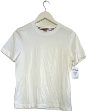 Hugo Boss White Cotton T-Shirt UK XS