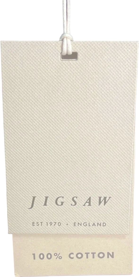 Jigsaw Black Cotton Luxe Raglan Tee UK S