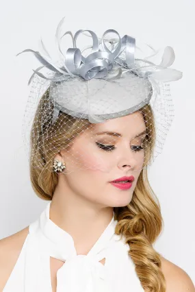 Juliet Felt Fascinator - Gray