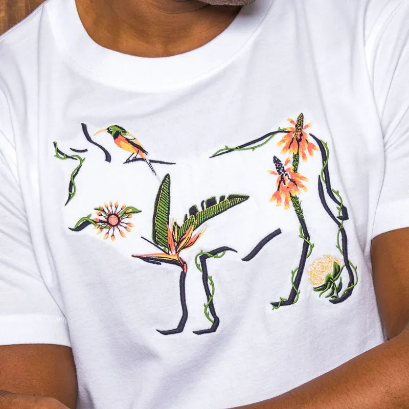 Kingsley Heath Flora Nguni Crew Tee Pelican