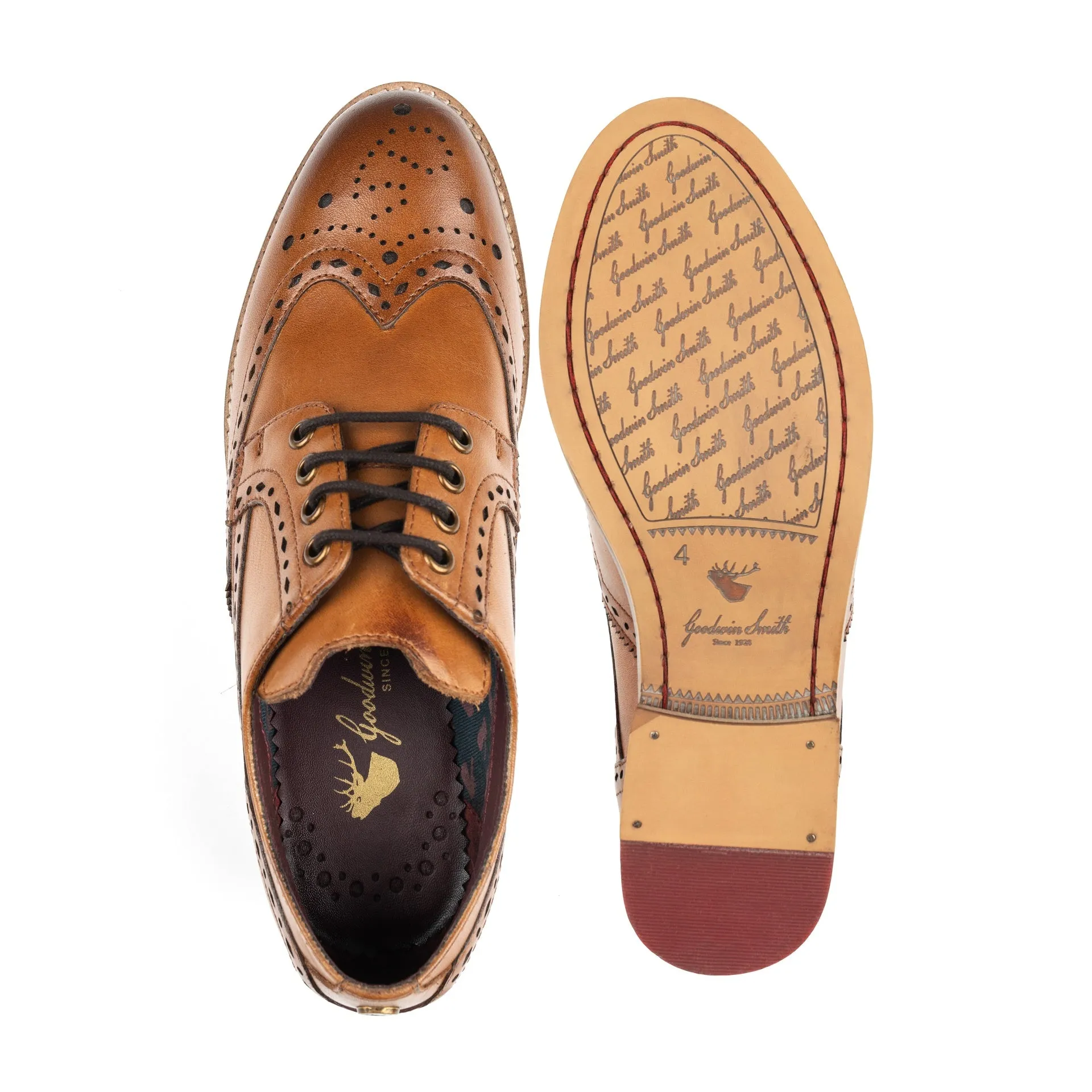 Ladies Hana 2.0 Tan Brogue