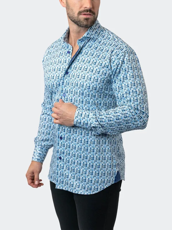 Maceoo Stretch Shirt | Einstein StretchStarTile 29 White