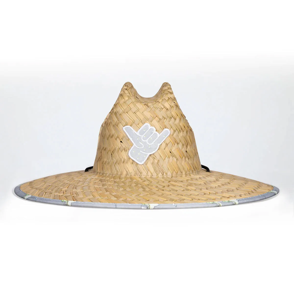 Margarita and a shot Lightweight adjustable drawstring straw hat