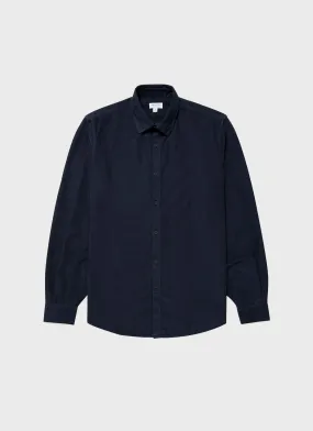 Men's Fine Cord Shirt in Navy