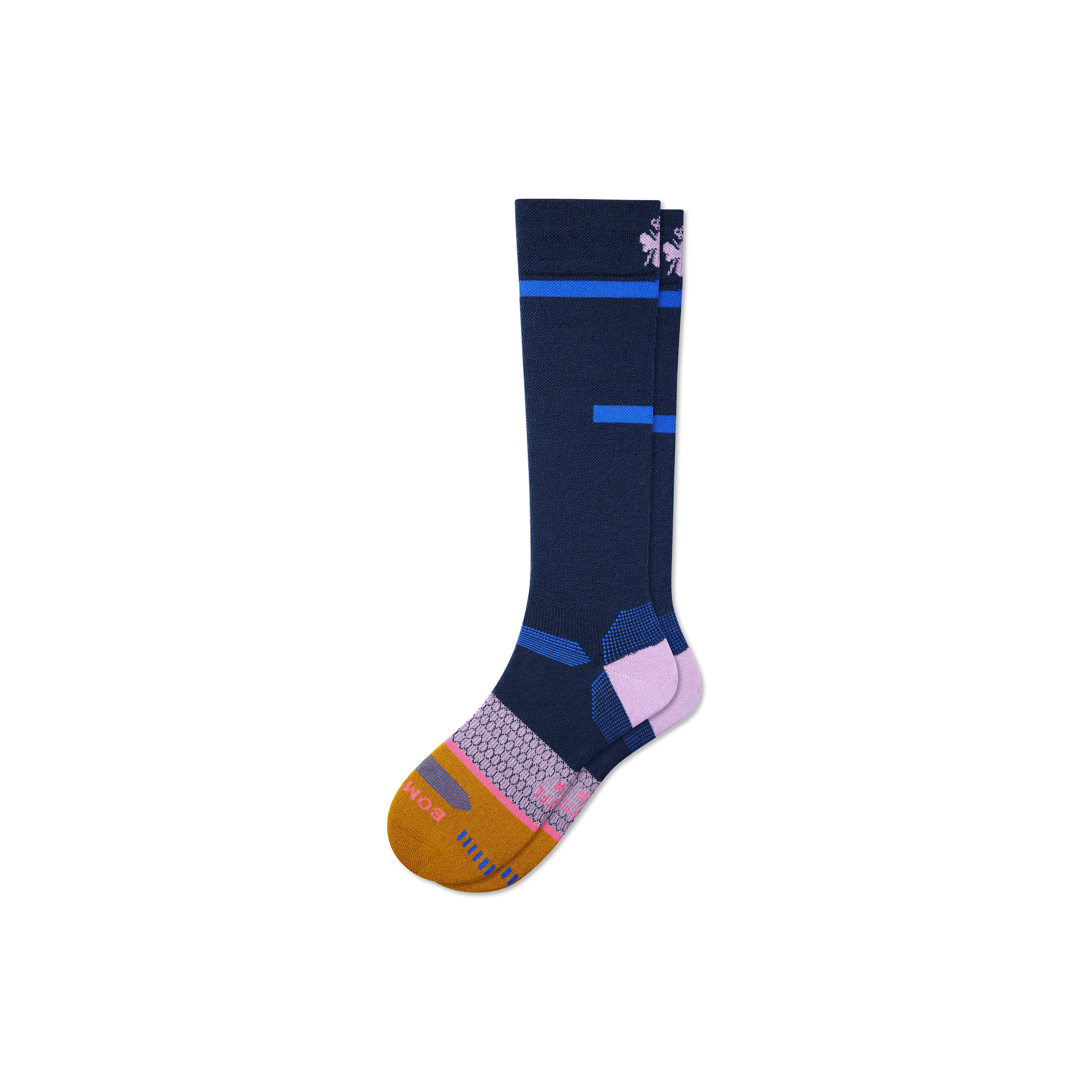 Men's Zero-Cushion Merino Wool Blend Ski & Snowboard Socks