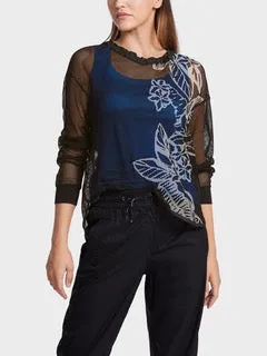 MESH LONG SLEEVE T-SHIRT