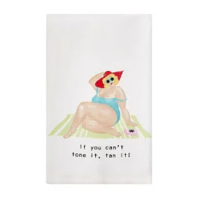 Mud Pie Dish Towel: Pool Ladies