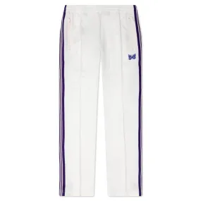 Narrow Track Pant Poly Smooth - Ice White