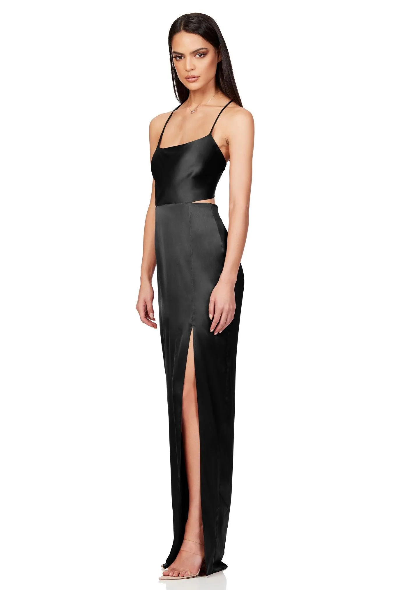 Nookie Stella Cut Out Gown - Black