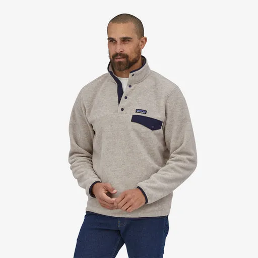 Patagonia Men's Lightweight Synchilla Snap-T Fleece Pullover - Oatmeal Heather