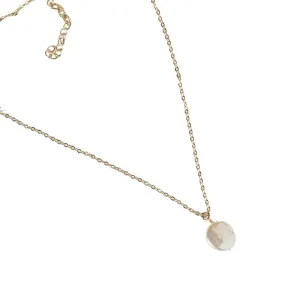 Pearl Pendant Chain Necklace