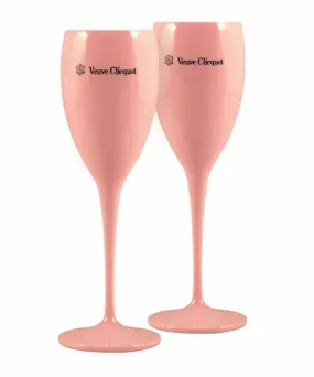 Plastic Champagne Flute - Pink