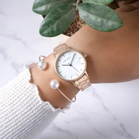 Playdate Rose Gold Watch Bracelet Stack