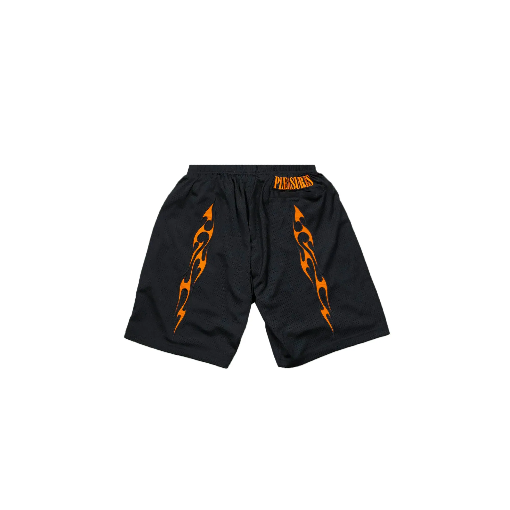 Pleasures Mens Flame Mesh Shorts