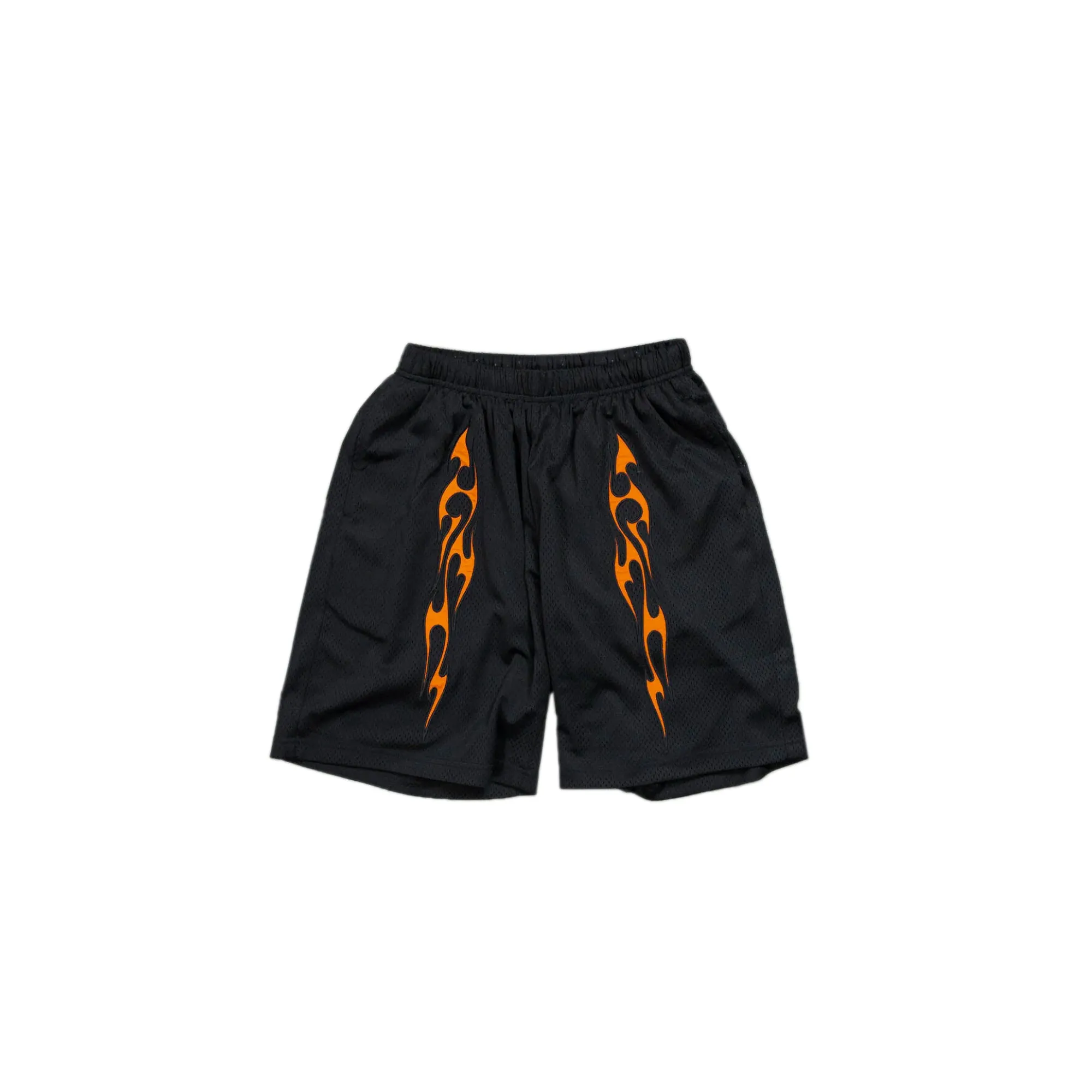 Pleasures Mens Flame Mesh Shorts