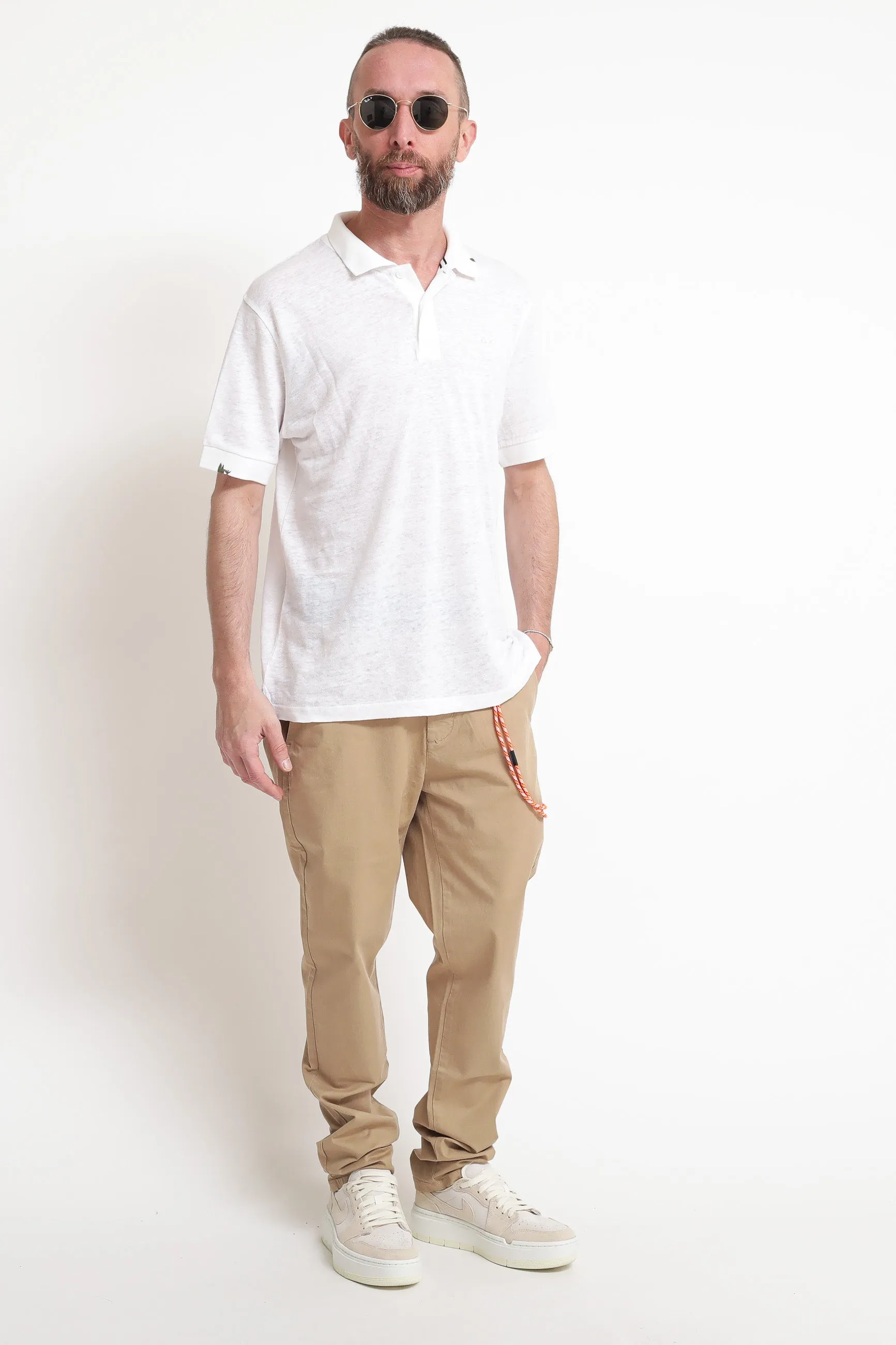 Polo Js Linen Solid - Bianco