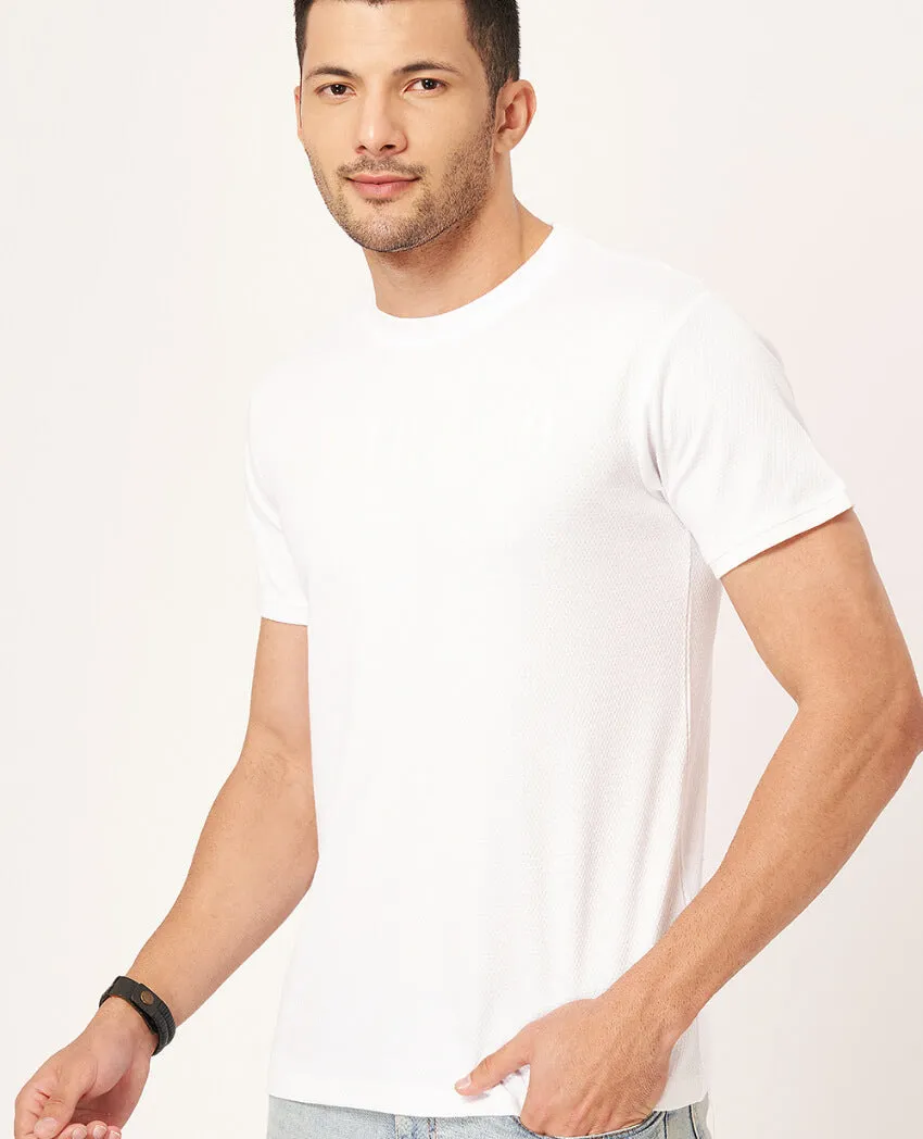 Printed Round Neck Half Sleeve T-shirt