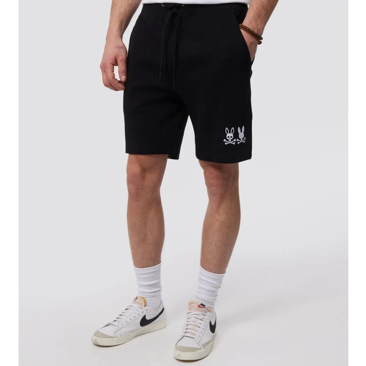 Psycho Bunny Kingwood Sweatshort (Black) B6R936Y1FT