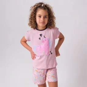 "Loving Unicorn" Short-Sleeved Pajama