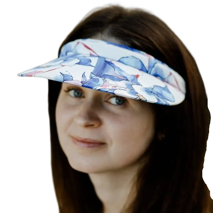 Radicool Golf Visor Blue Floral