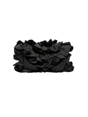 Ruffle Bag in Black