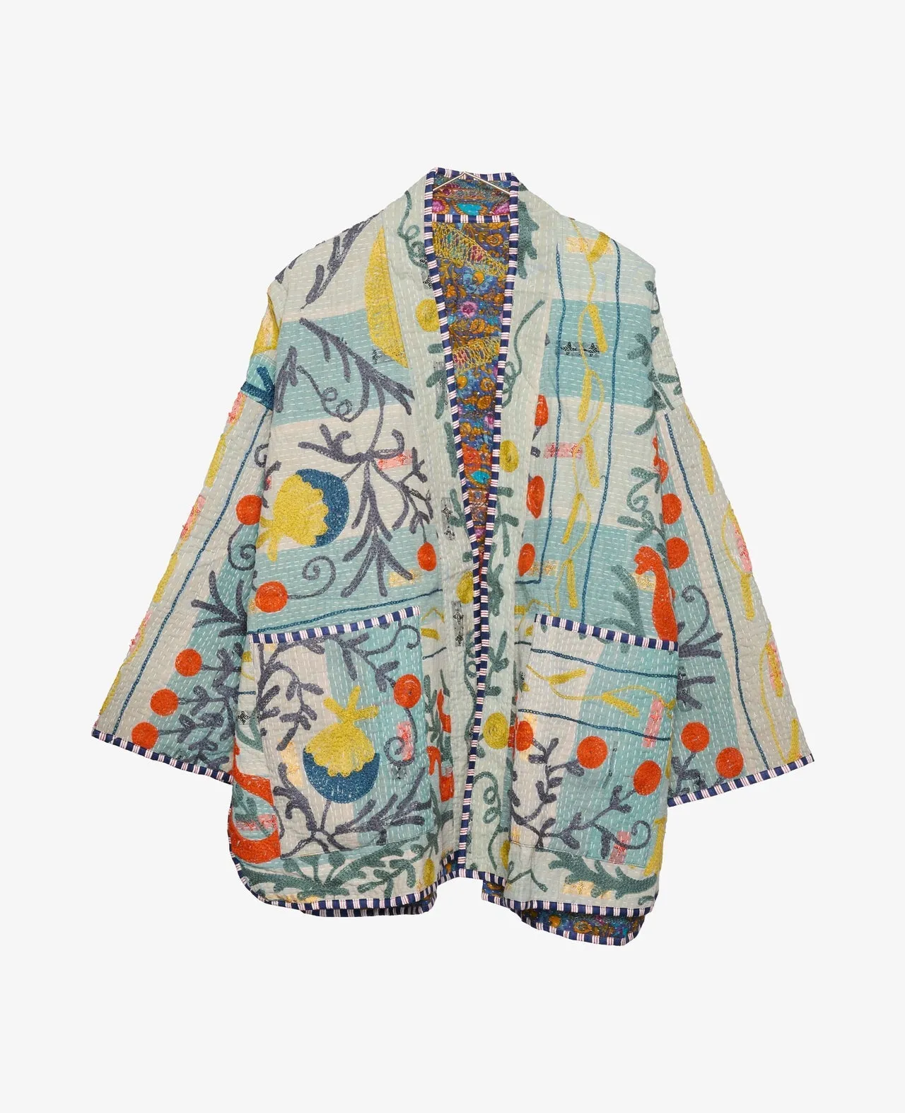 Sissel Edelbo's Vibrant Suzani Embroidered Jacket N45