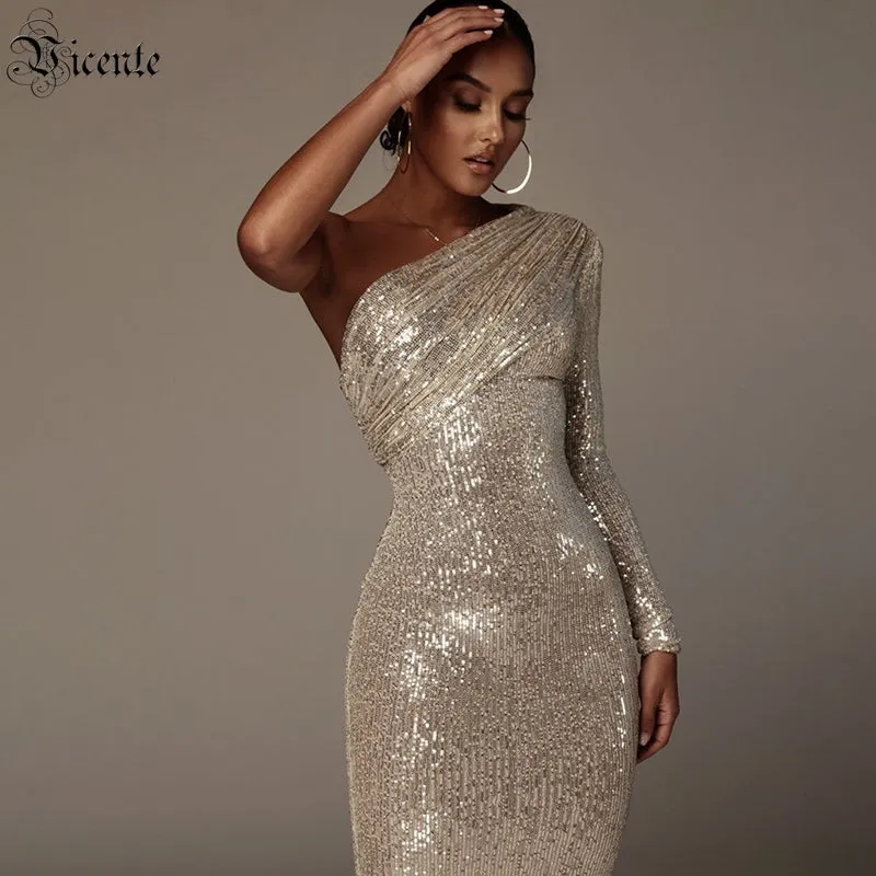 Sparkle Glitzy Sequins Dress