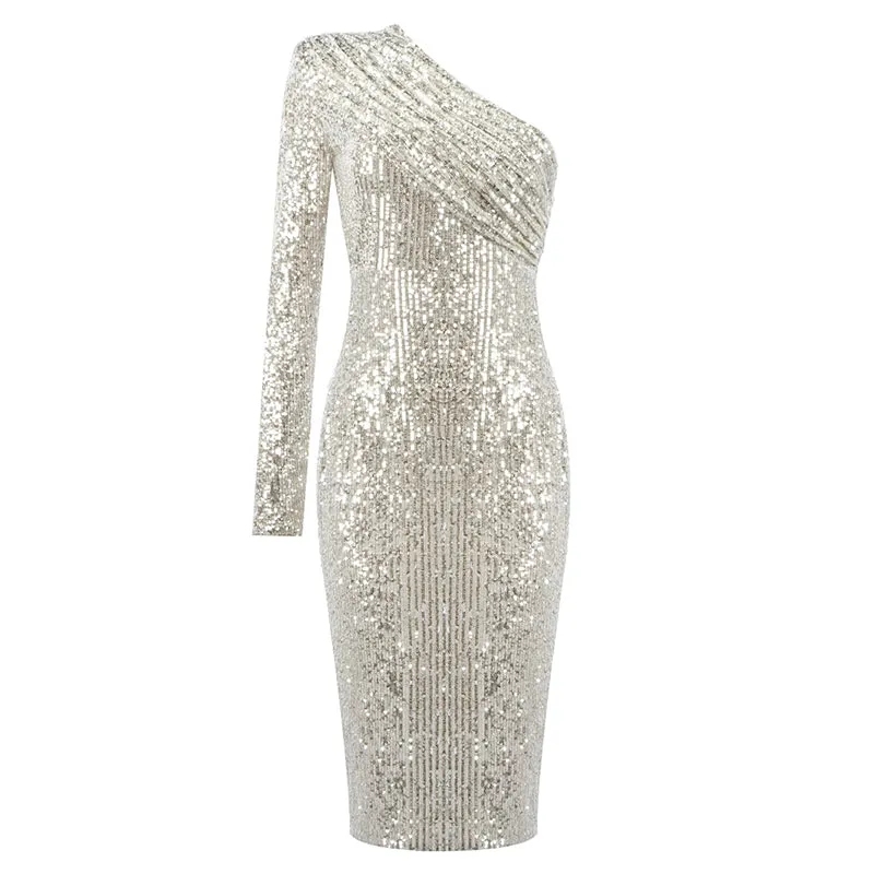 Sparkle Glitzy Sequins Dress