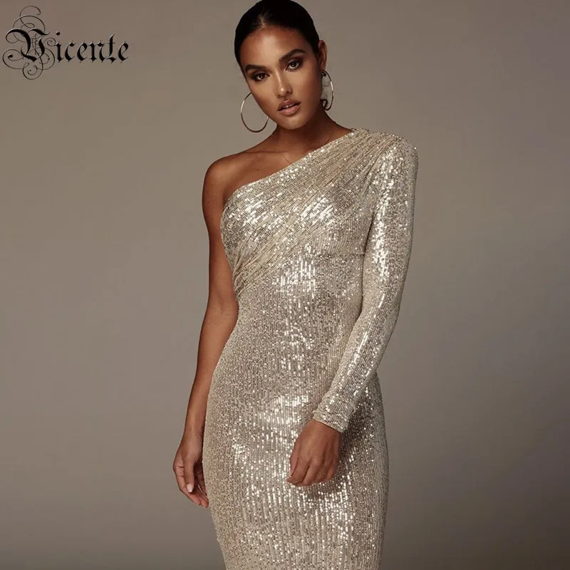 Sparkle Glitzy Sequins Dress