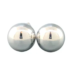 SS 8mm Ball Stud Earrings