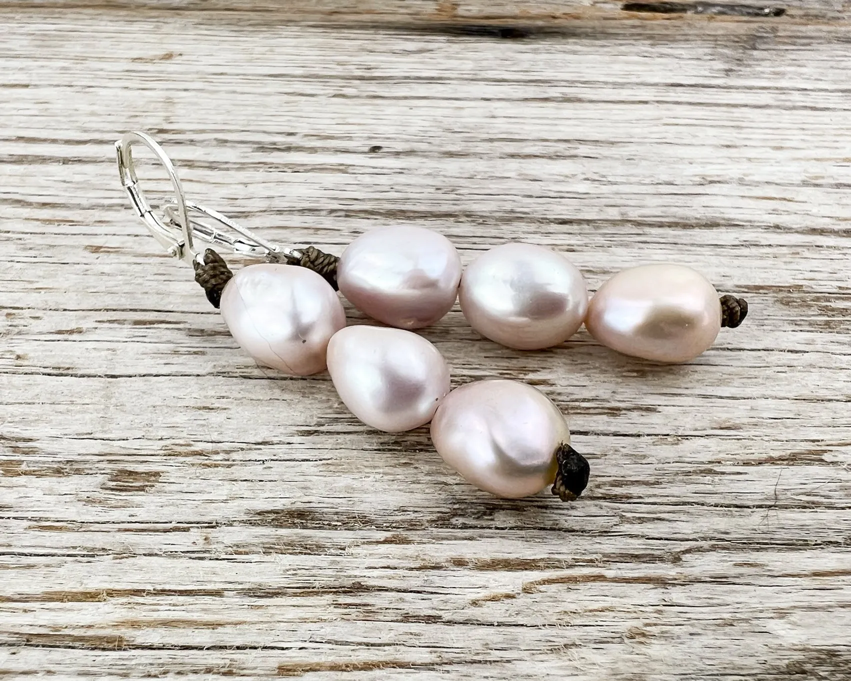 Stacked Pearl Earrings