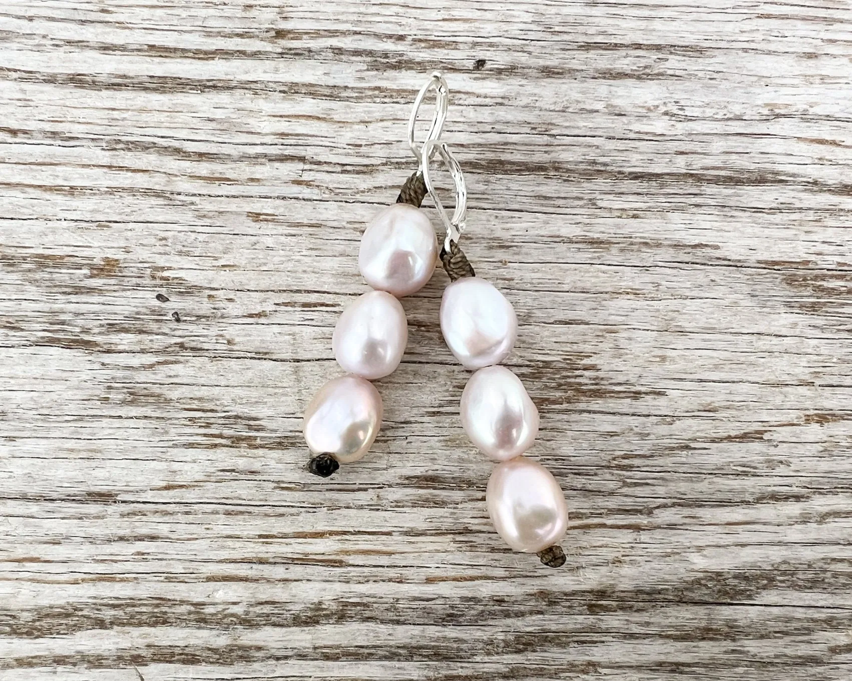 Stacked Pearl Earrings