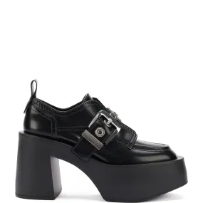 Stewart Platform Oxford In Black Leather