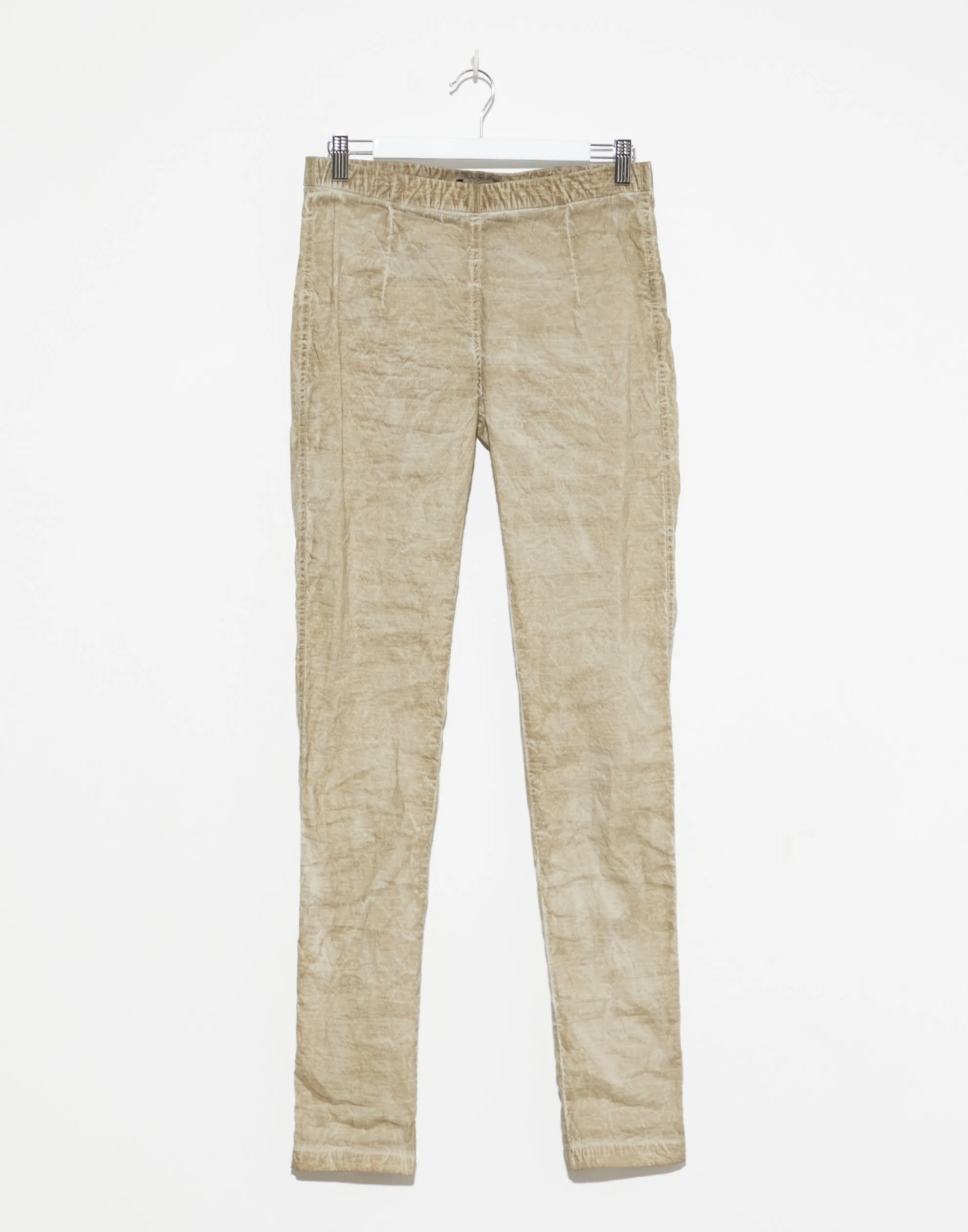 Straw Cloud Linen & Cotton Blend Slim Pants