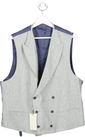 SuitSupply Grey Pure Wool Waistcoat sz46 UK XL