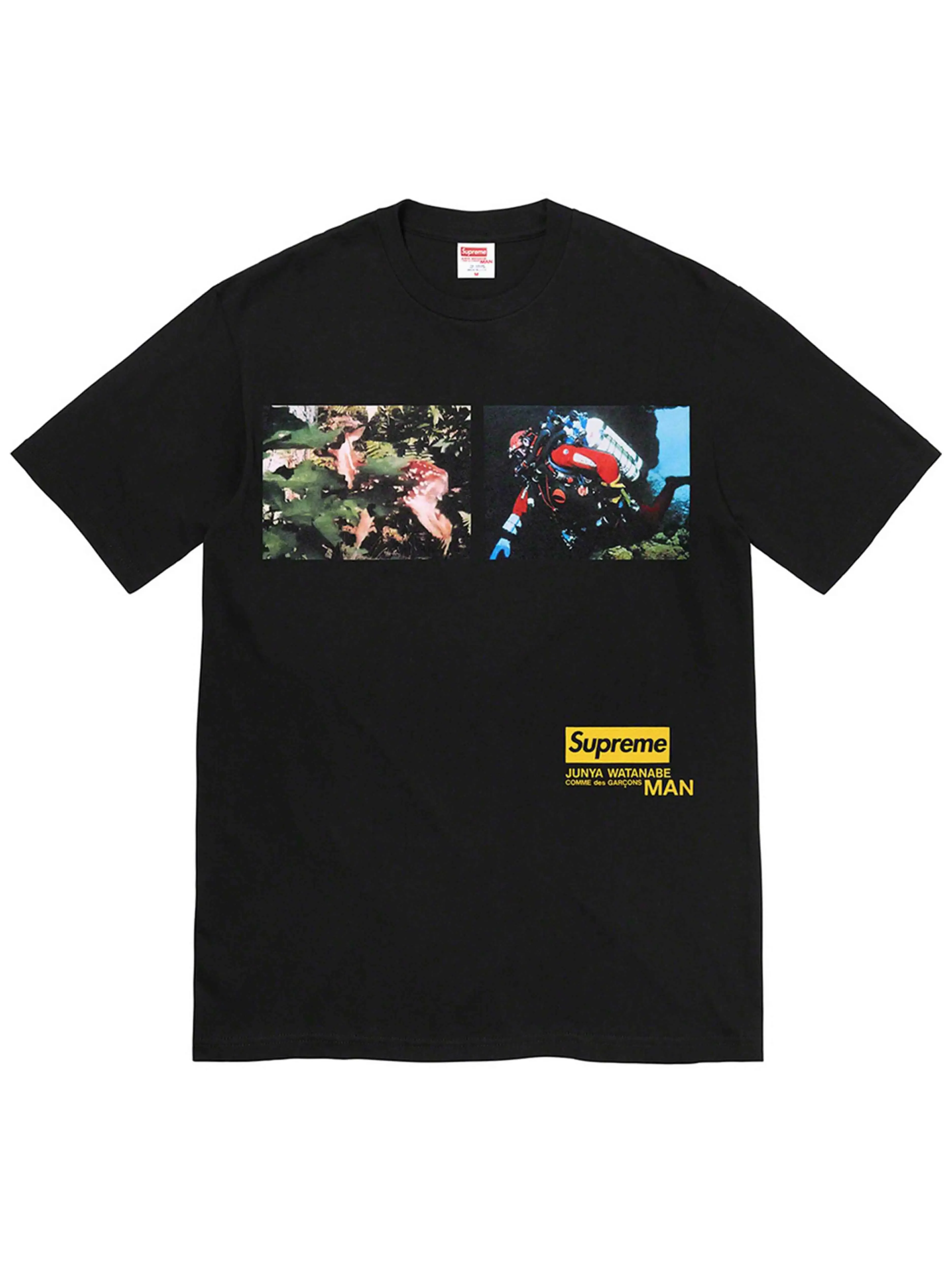 Supreme Junya Watanabe CDG Man Nature Tee Black [FW21]