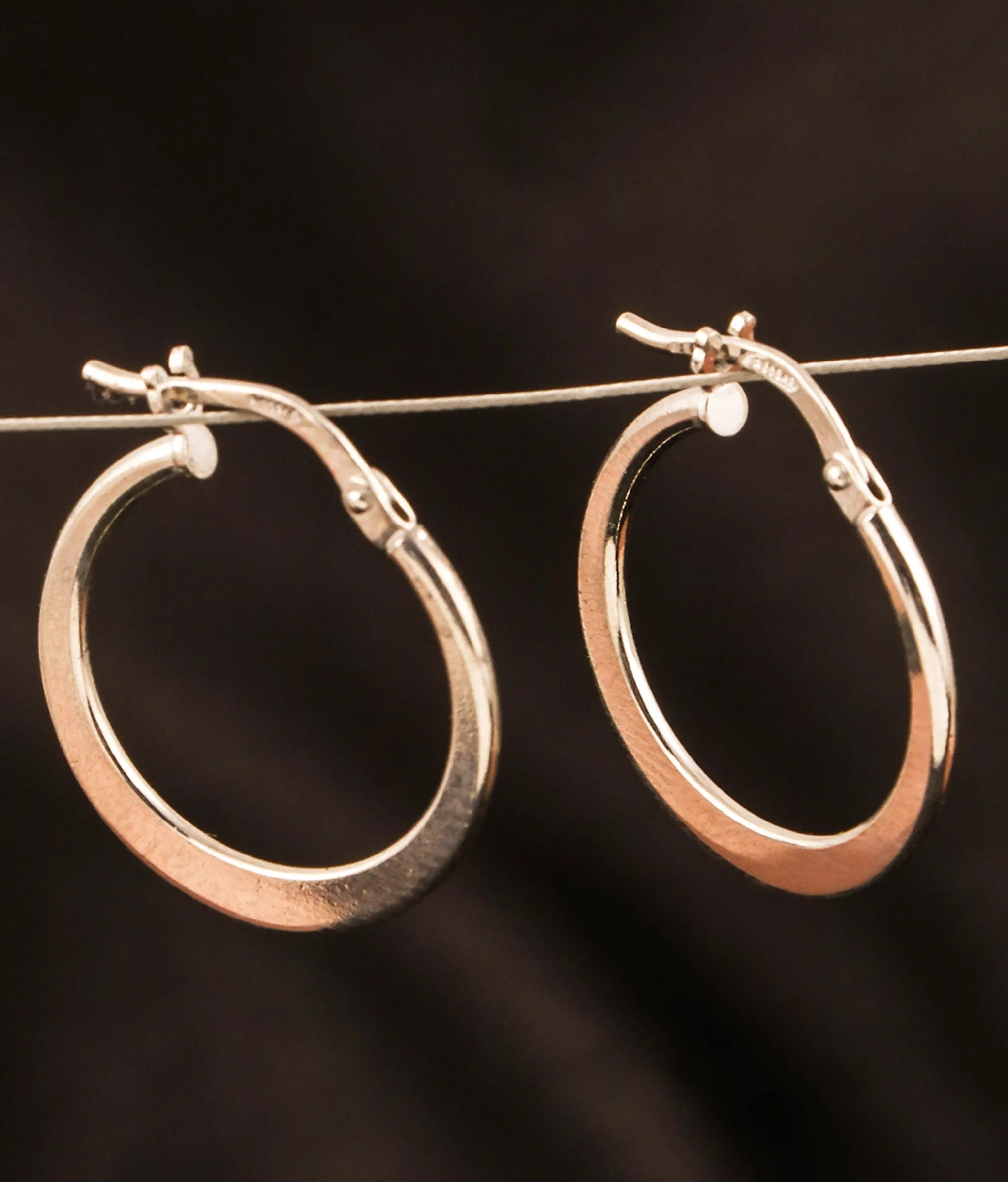 The Anupa Silver Hoops