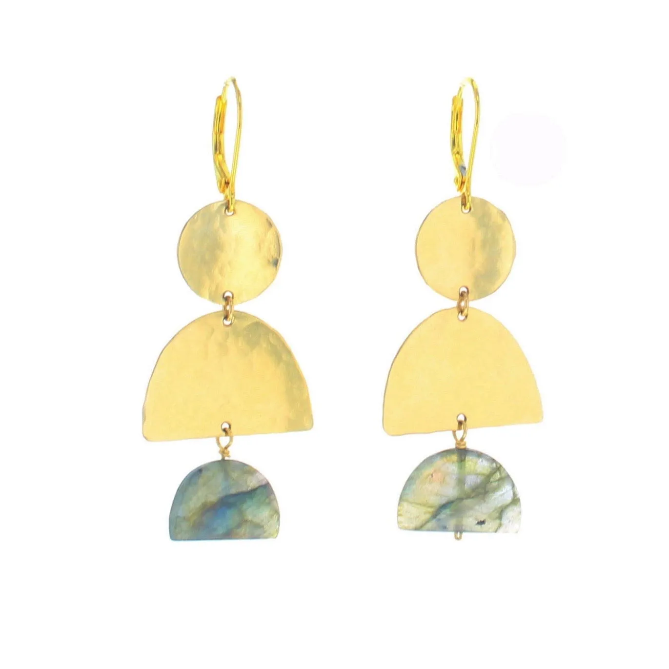 Tunisia Earrings - Labradorite