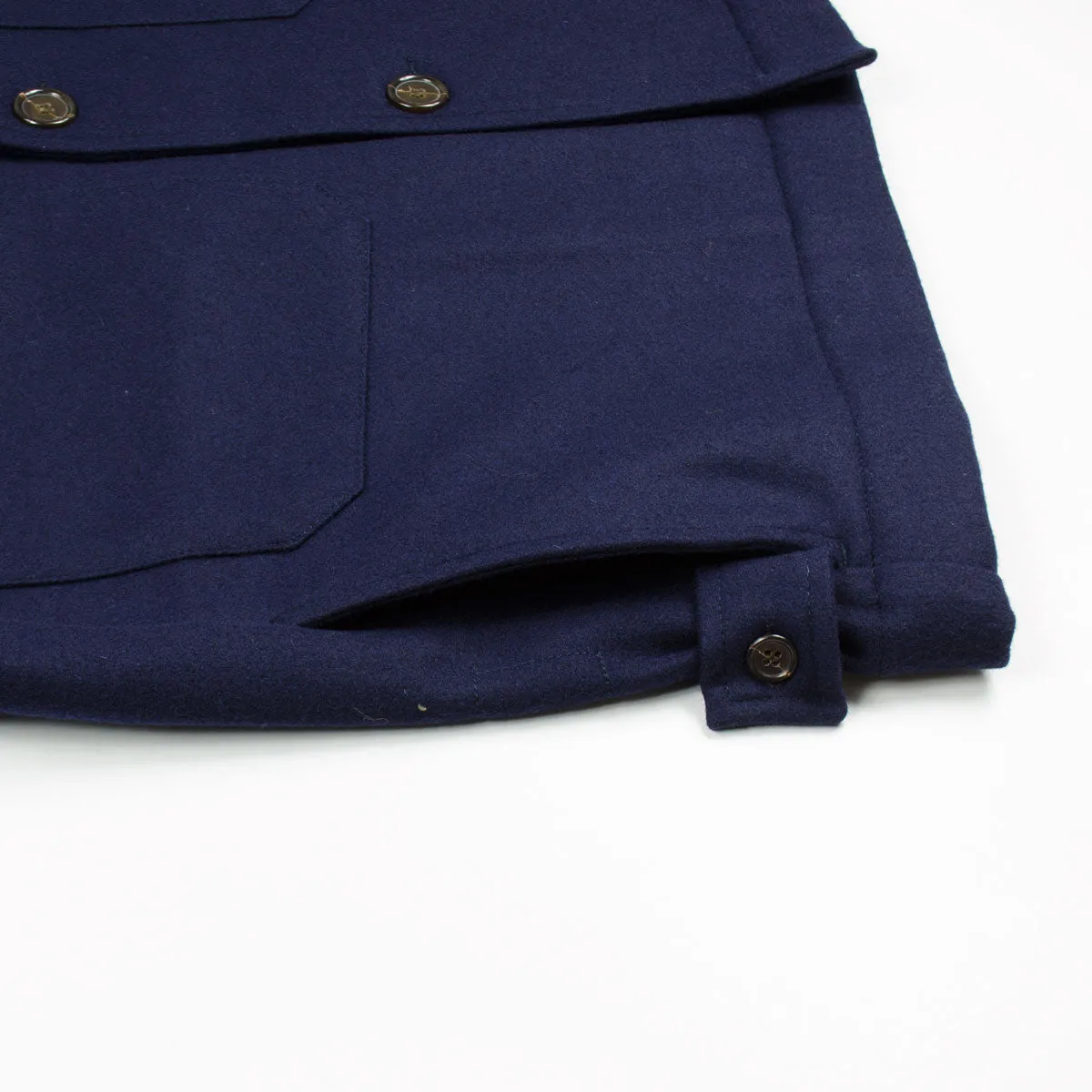 Universal Works - Strummer Jacket Melton - Navy