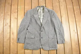 Vintage 1970s Pendleton 100% Wool Blazer / Wool Jacket  / Vintage 90s Jacket / Outdoor / Winter / 80s / 70s Wool Blazer