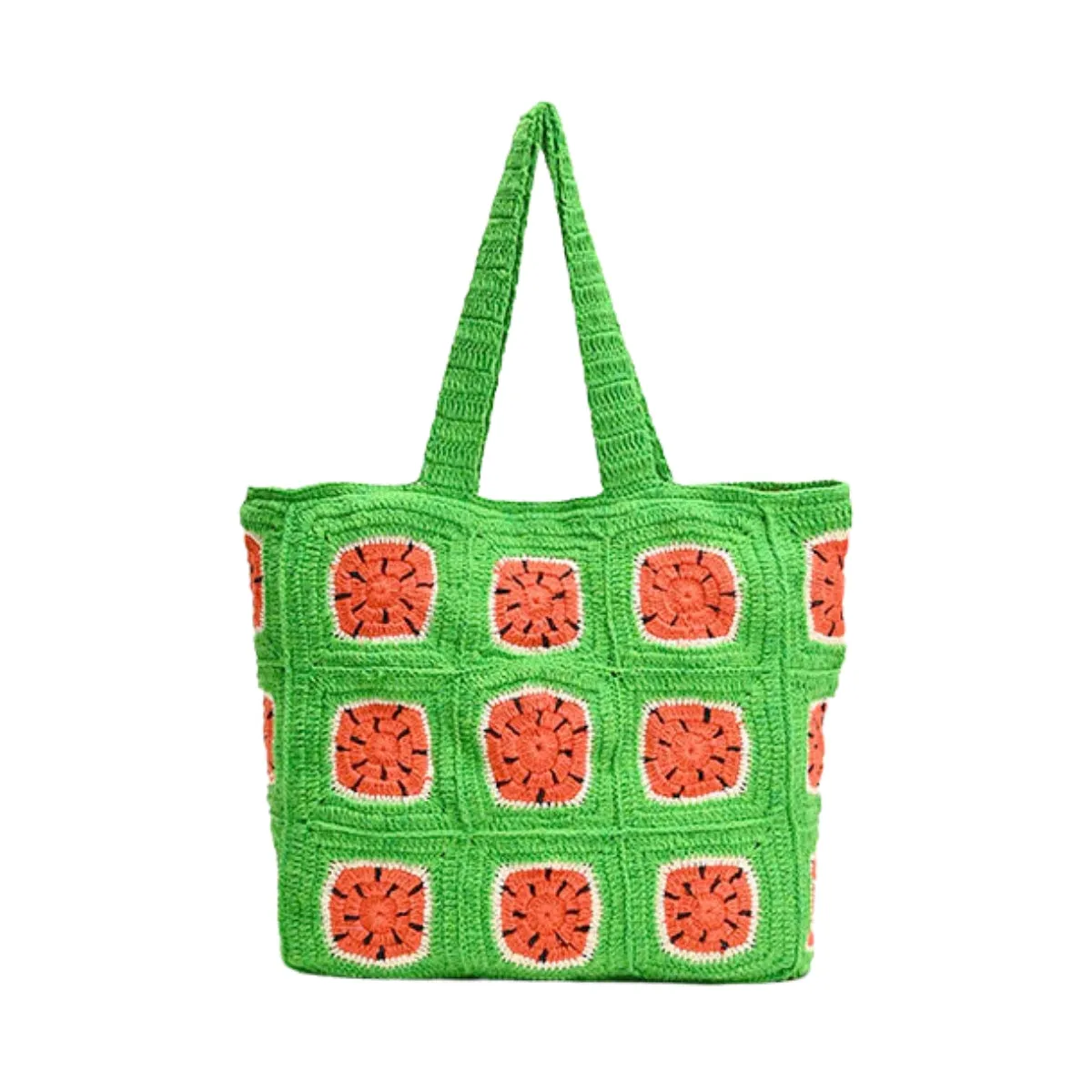 Watermelon Crochet Tote Bag