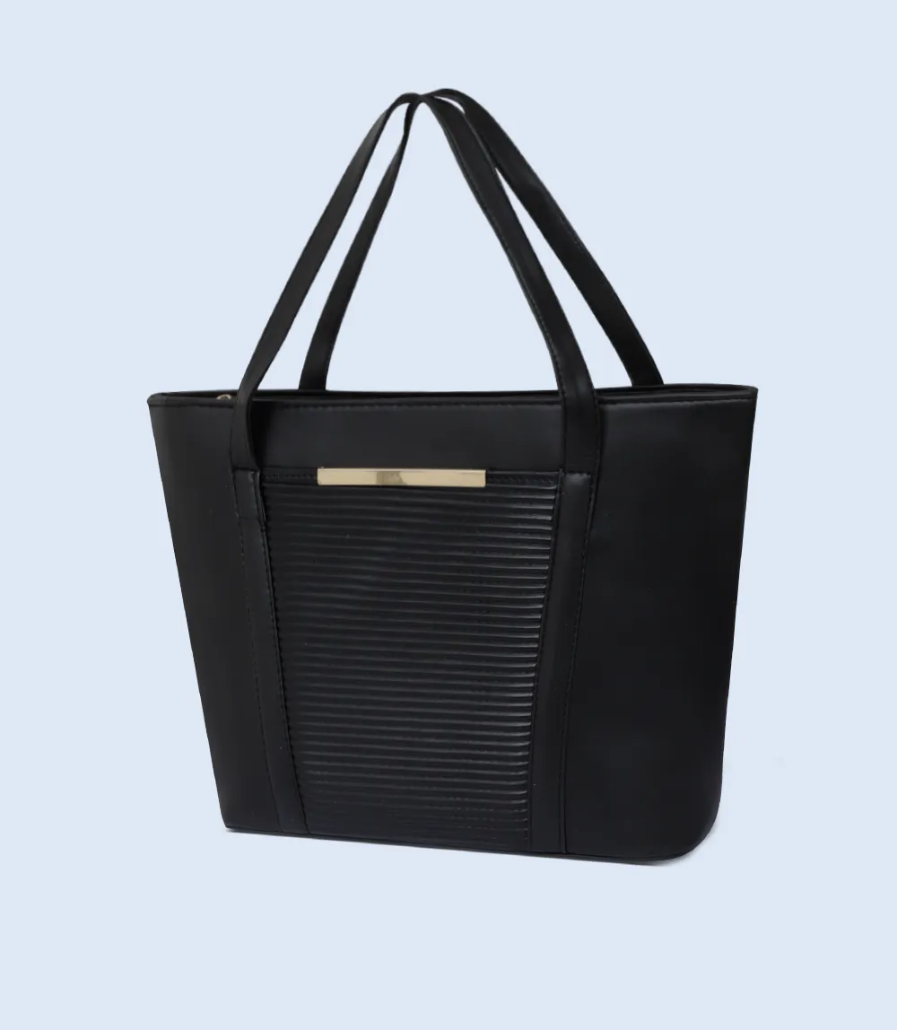 WB2606-BLACK-Women Trendy Bag